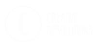Creative Resolutions Logo - White